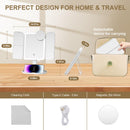 Lighted Makeup Mirror with 1X 3X 7X 20X Magnification, 80 LEDs, USB Rechargeable